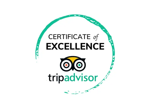 TripAdvisor — Certificate of Excellence